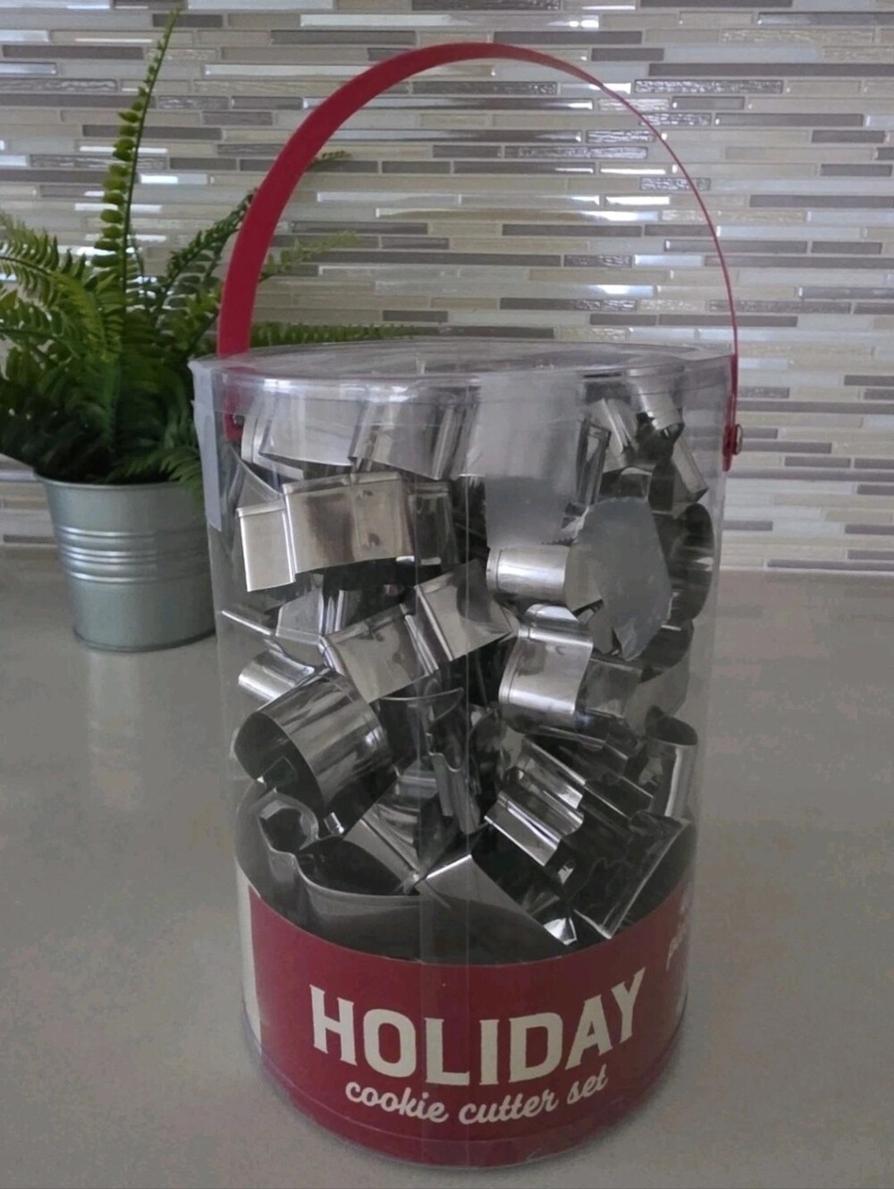 NEW Jo-Ann Fabric Christmas Cookie Cutters Set, 40-Piece Metal Cutters